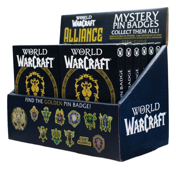 World of Warcraft Alliance Pin Badges Blind Box Display (12) 2