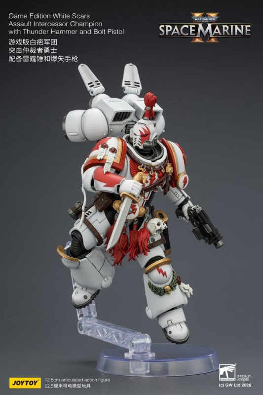 Warhammer Action Figure Game Edition White Scars Assault Intercessor Champion 13 cm 8