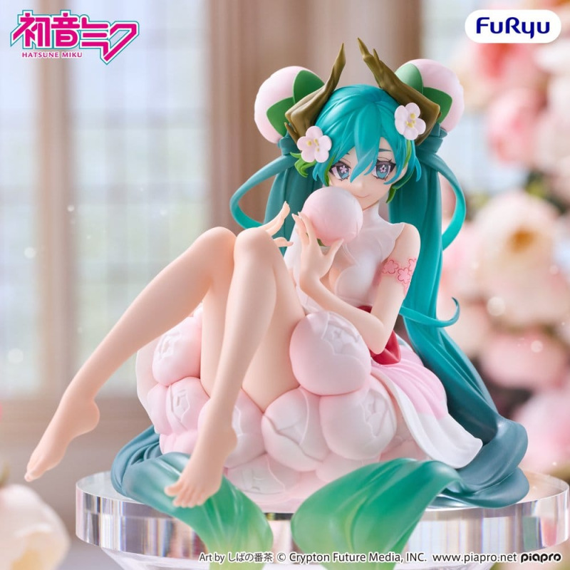 Hatsune Miku Noodle Stopper PVC Figure Flower Fairy White Plum Blossom 13 cm 5