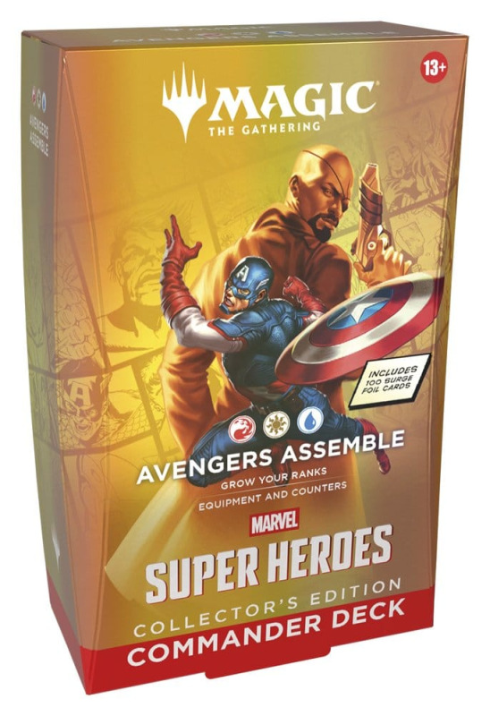 Magic the Gathering Marvel Super Heroes Collector's Edition Commander Decks Case (4) english 1