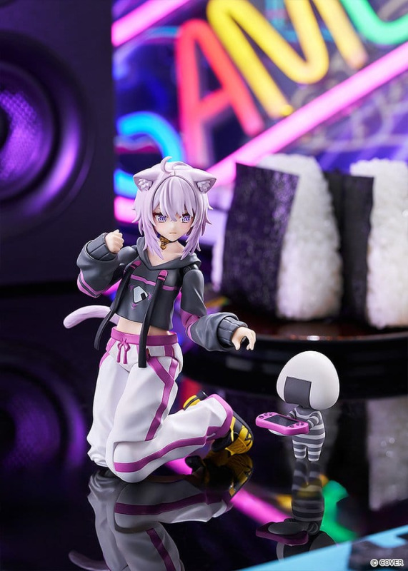 Hololive Production figma Action Figure Nekomata Okayu 14 cm 3