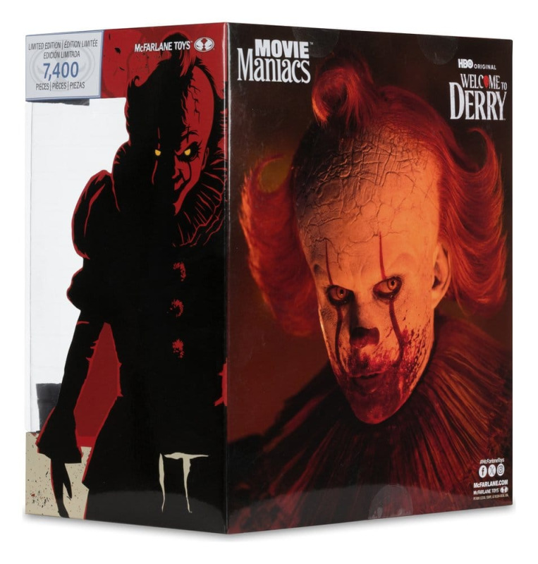 It Welcome to Derry Movie Maniacs Figure Pennywise (Bloody) 16 cm 7