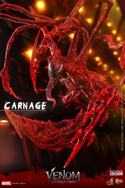 Venom: Let There Be Carnage Movie Masterpiece Series PVC Action Figure 1/6 Carnage Deluxe Ver. 43 cm