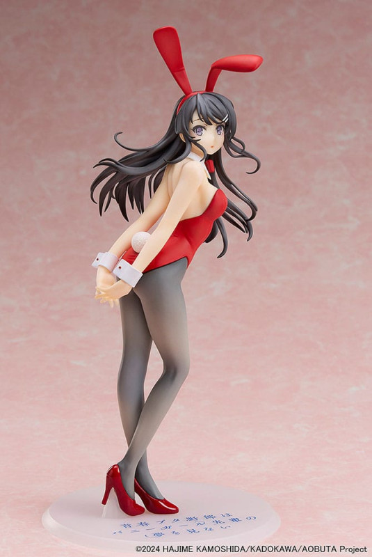 Rascal Does Not Dream of Bunny Girl Senpai Statue 1/7 Mai Sakurajima Red Bunny Girl Ver. 27 cm 1
