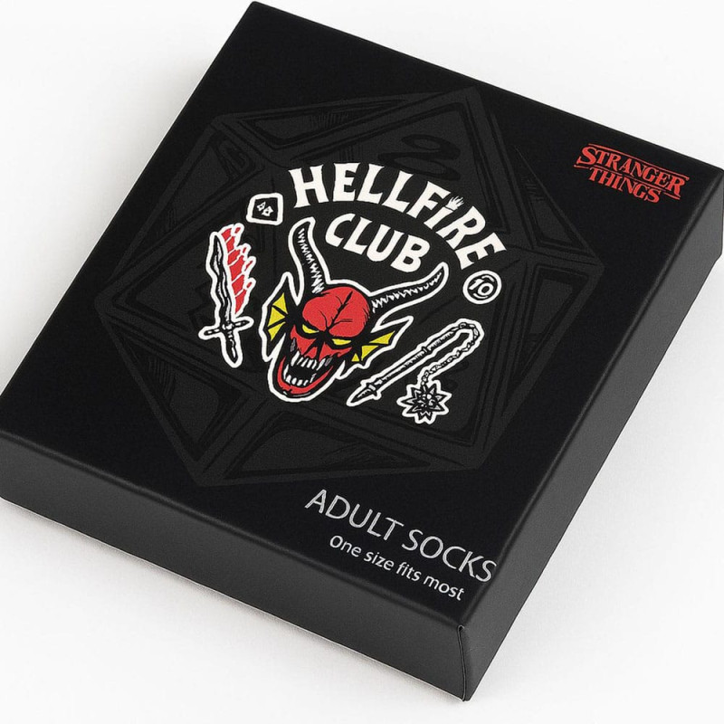 Stranger Things Socks 3-Pack 38-45 Hellfire Club 1