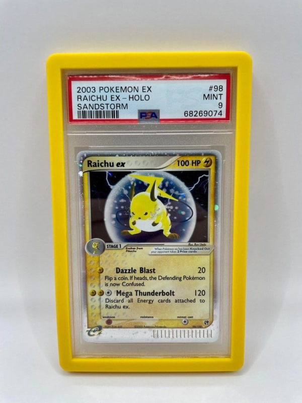Evoretro Bumper Protector for PSA Slabs Yellow 1