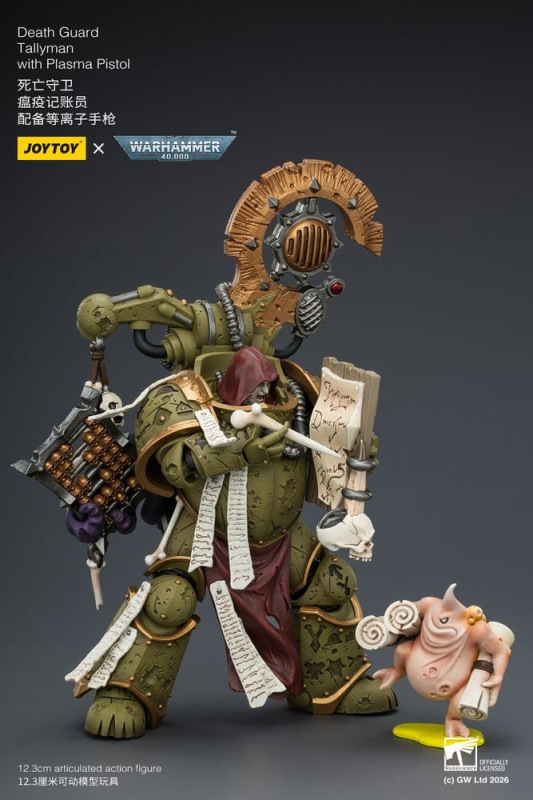 Warhammer 40,000 Action Figure Death Guard Tallyman 12 cm 4