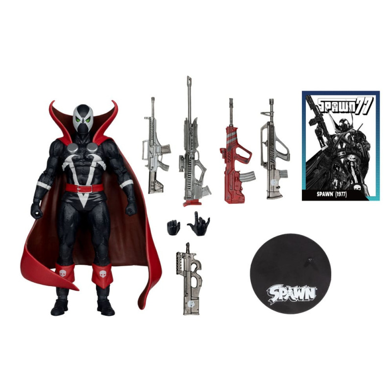Spawn Page Punchers Action Figure Spawn 1977 Red and Black (Chase) Red Platinum Edition 18 cm 1