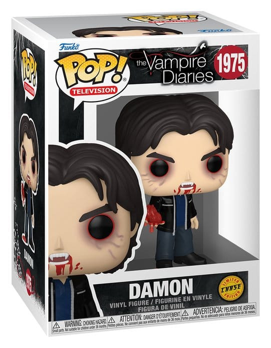 Vampire Diaries POP! Animation Vinyl Figures Damon w/Chase 9 cm Assortment (6) 4