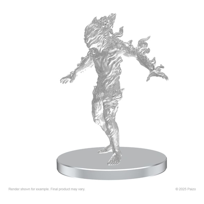 Pathfinder Deep Cuts Unpainted Miniatures Living Landslide & Living Wildfire 2