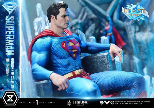 DC Comics Throne Legacy Collection Statue Statue 1/4 Superman Fortress of Solitude on Throne (Design 4