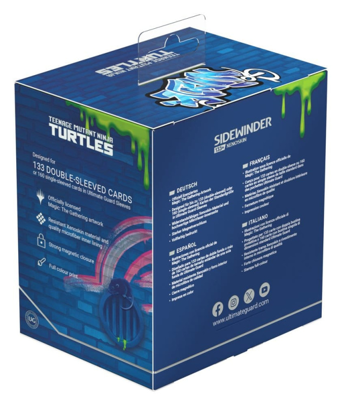 Ultimate Guard Sidewinder 133+ Xenoskin Magic: The Gathering | Teenage Mutant Ninja Turtles - Sewer 10