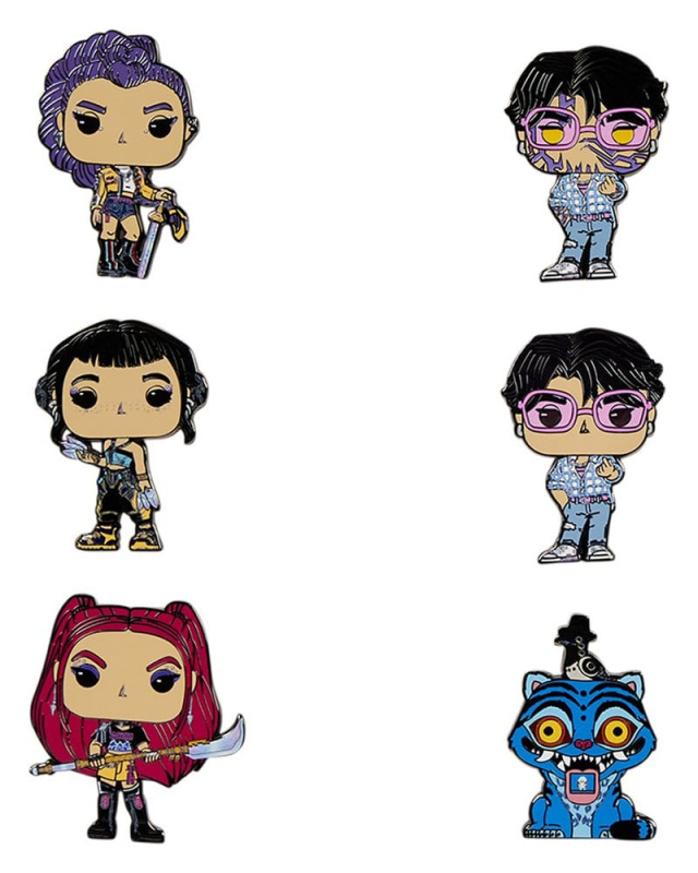 KPop Demon Hunters by Loungefly Enamel Pins Blind Display (12) 2