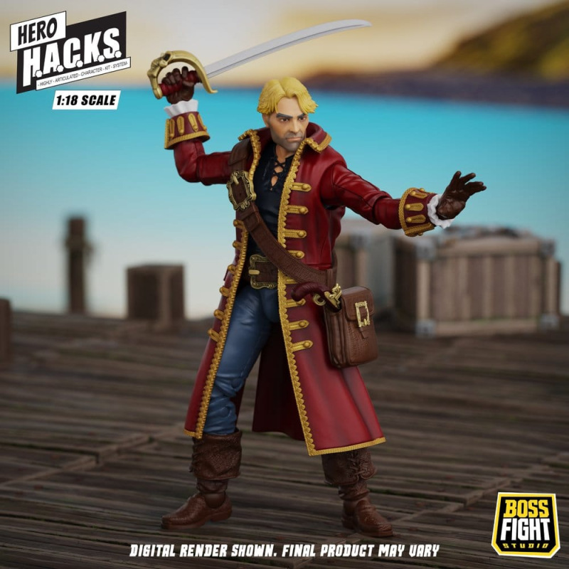 Hero H.A.C.K.S. Core Action Figure 1/18 Heroes and Villains Wave 1 John Bradford: Captain of the Tem 9