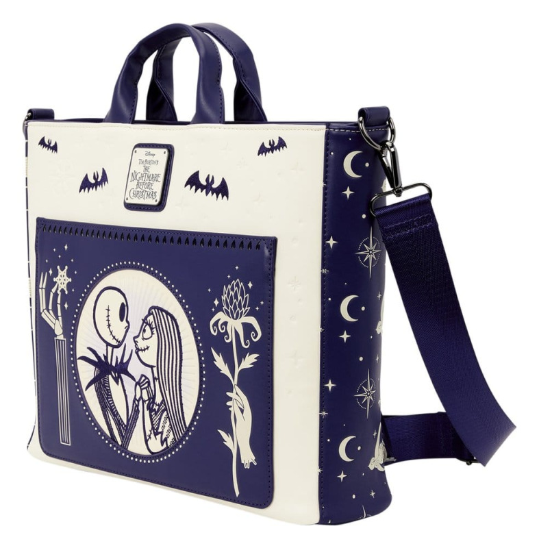 The Nightmare Before Christmas by Loungefly Backpack and Tote Bag Jack Skellington & Sally Night Sky 3