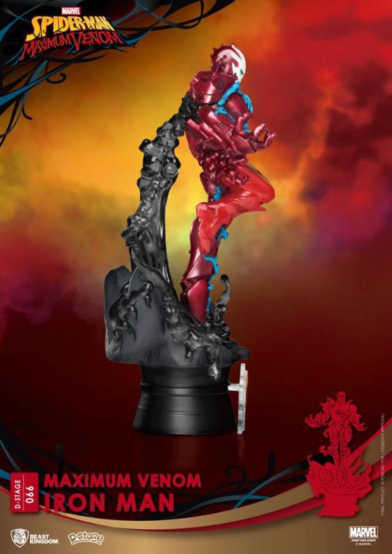 Marvel Comics: Maximum Venom Iron Man - D-Stage PVC Diorama 16 cm - Beast Kingdom