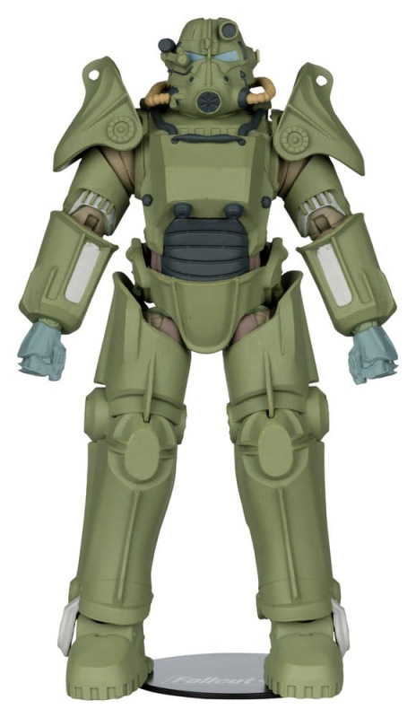 Fallout 76 Gaming Edition Action Figure T-45 Military Armor (Red Platinum Edition) 20 cm 4
