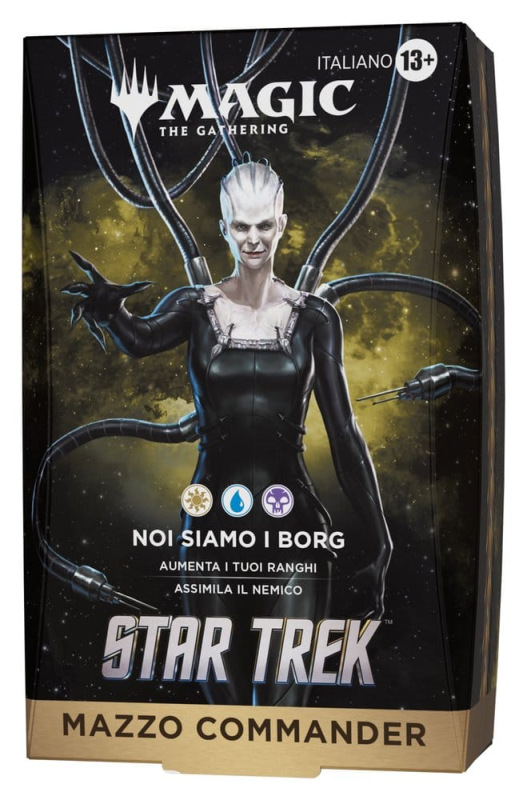 Magic the Gathering Star Trek Commander Decks Case (4) italian 4