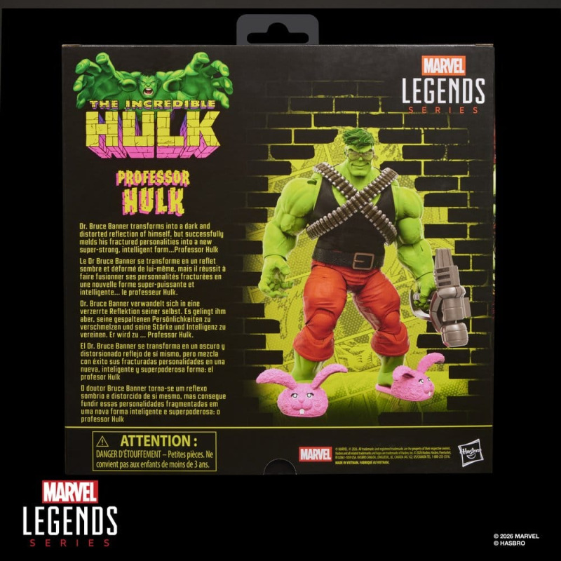 The Incredible Hulk Marvel Legends Action Figure Professor Hulk 15 cm 6