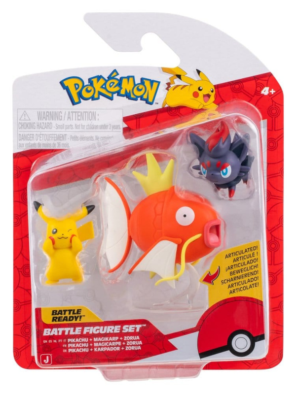 Pokémon Battle Figure Action Figures 3-Pack ver. 25 Assortment (4) 9