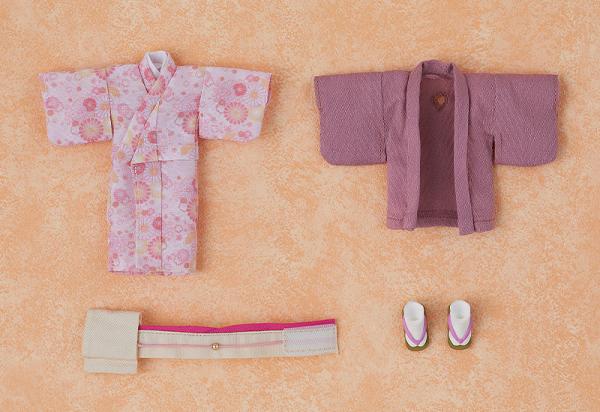 Original Character for Nendoroid Doll Figures Outfit Set: Kimono - Girl (Pink)