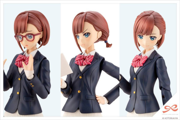 Sousai Shojo Teien Plastic Model Kit 1/10 Koyomi Takanashi Ryobu High School Winter Clothes 15 cm 12