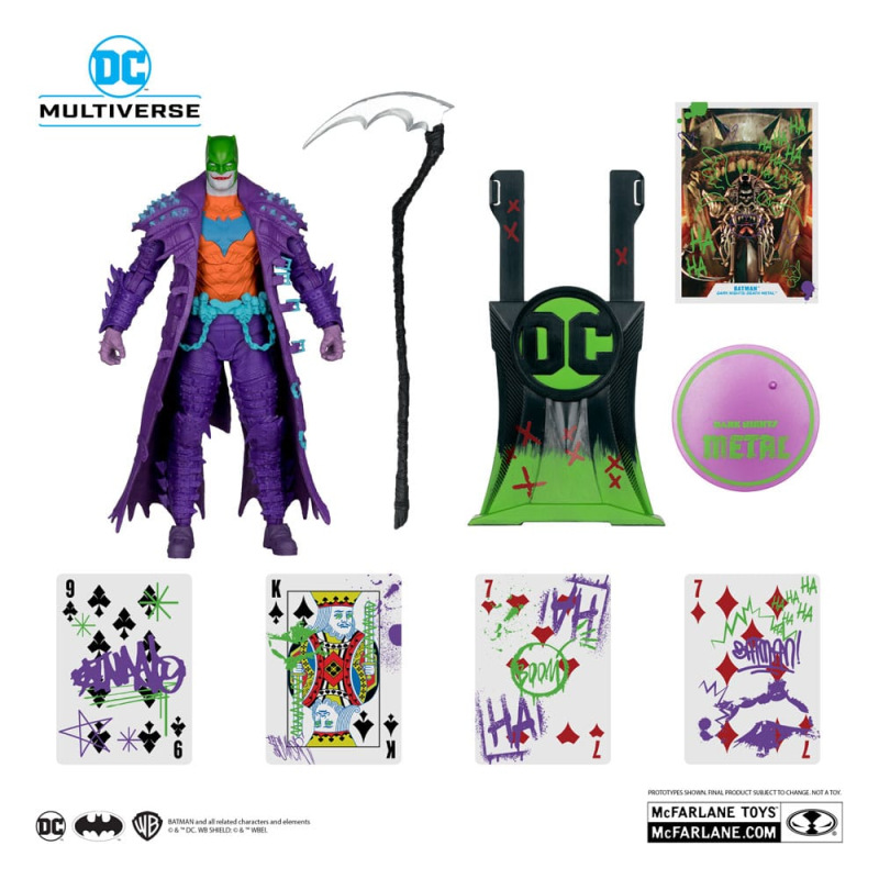 DC Multiverse Action Figure Batman (Dark Nights: Death Metal) Jokerized (Gold Label) 18 cm 2
