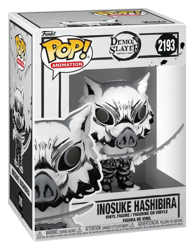 Demon Slayer: Kimetsu no Yaiba POP! Animation Vinyl Figures Inosuke(Sumi-Ink) 9 cm 1