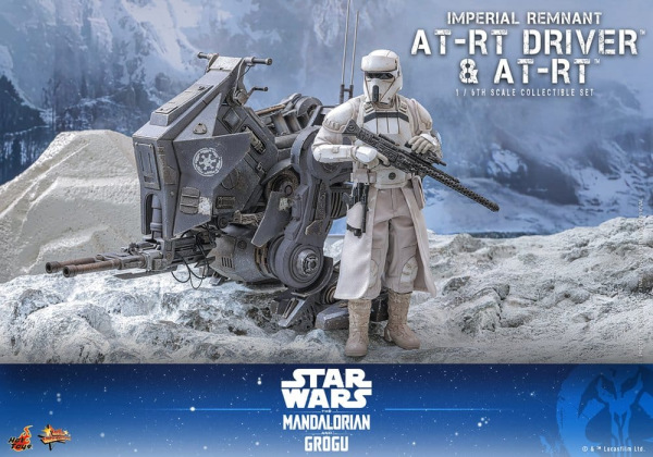 Star Wars: The Mandalorian & Grogu Movie Masterpiece Action Figure Set 1/6 Imperial Remnant AT-RT Dr 10