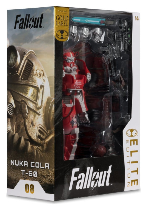 Fallout McFarlane Elite Edition Action Figure Fallout 76 Nuka Cola T-60 (Gold Label) 19 cm 12