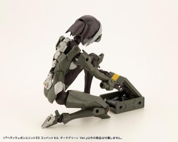 Kotobukiya M.S.G. Model Kit Accessory Set Heavy Weapon Unit 53 Combat Cell Dark Green Ver.