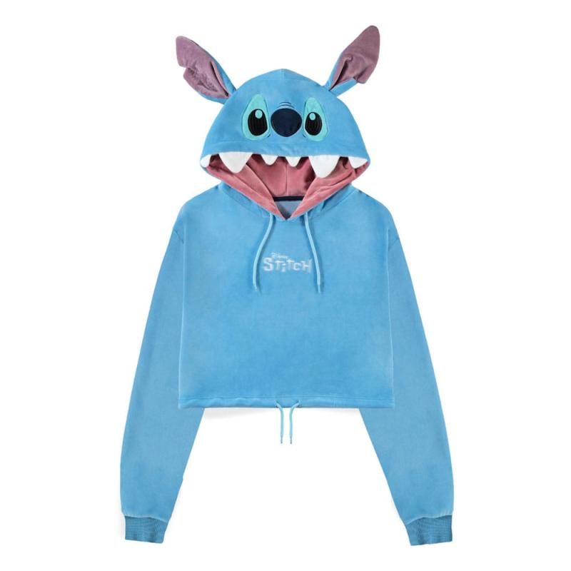 Lilo & Stitch Cropped Hooded Sweater StitchSize XS