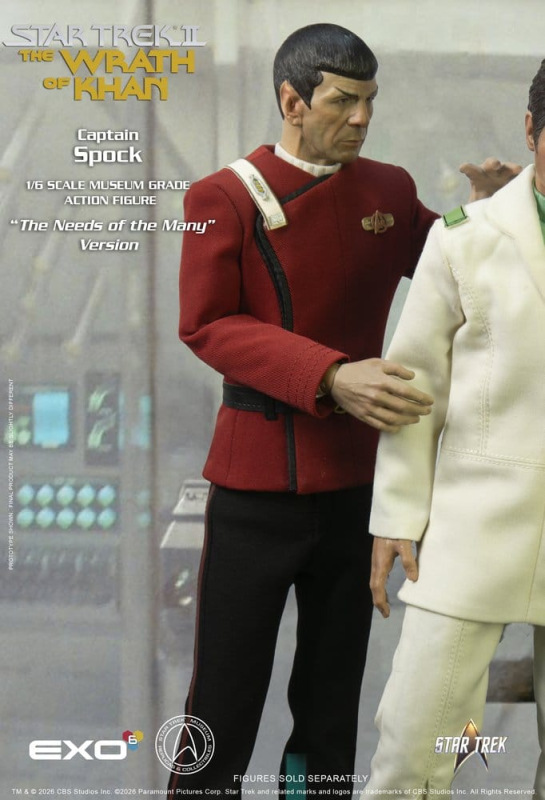 Star Trek: The Wrath of Khan Action Figure 1/6 Captain Spock Needs of the Many Version 30 cm 2