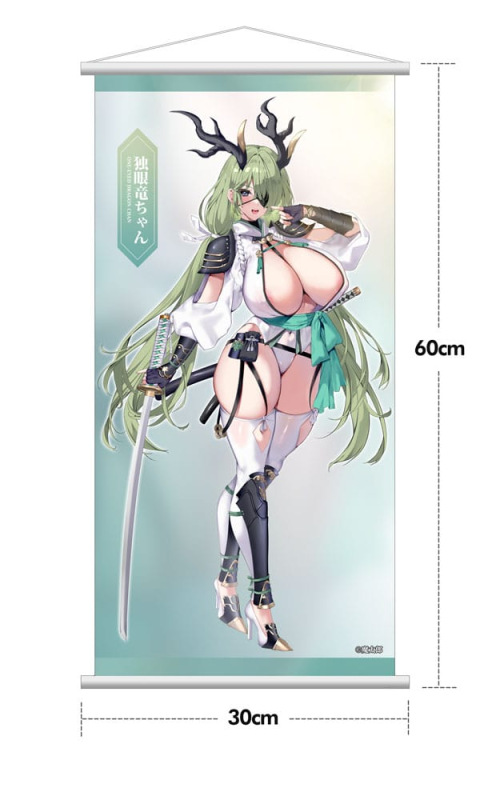 Original Character PVC Statue 1/6 Dokuganryu-chan Illustrated by Mataro Deluxe Edition 30 cm 9