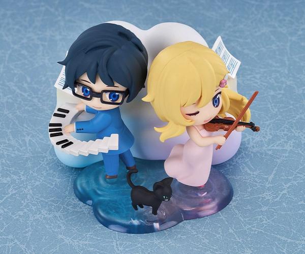 Your Lie in April Qset Mini-Figure 2-Pack Kaori Miyazono & Kosei Arima 9 cm