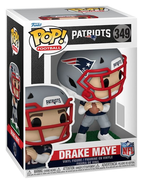 NFL POP! Vinyl Figure Drake Maye 9 cm 1