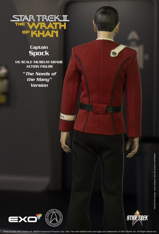 Star Trek: The Wrath of Khan Action Figure 1/6 Captain Spock Needs of the Many Version 30 cm 9