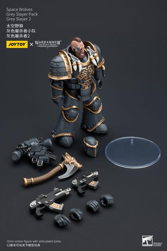 Warhammer The Horus Heresy Action Figure 1/18 Space Wolves Grey Slayer Pack Grey Slayer 2 12 cm