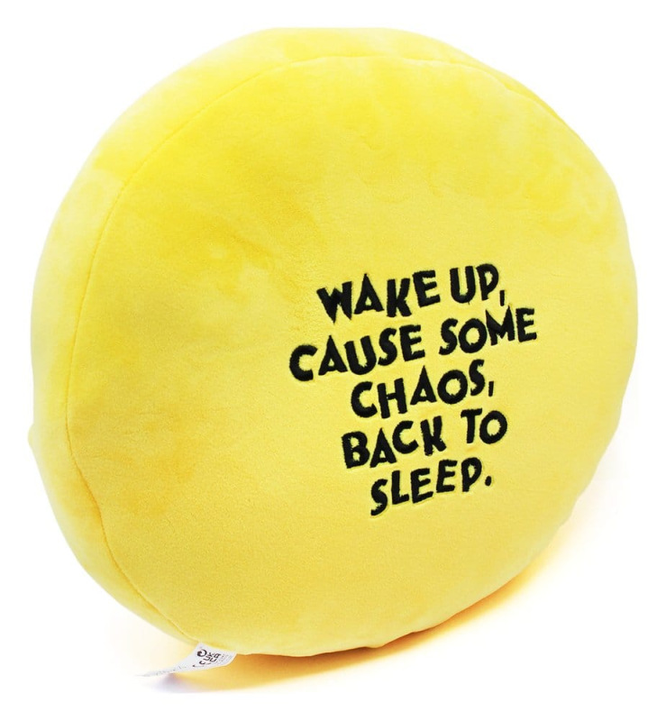 Minions 3 round plush cushion embroidered 30x10x30 cm 1