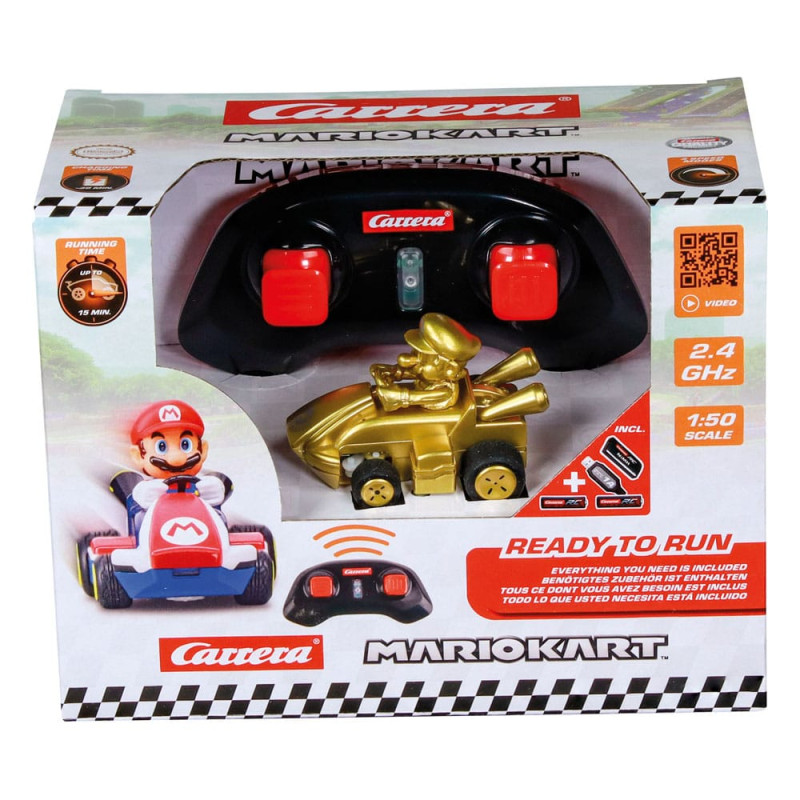 Super Mario Kart RC remote-controlled Car 1/50 2.4GHz Mini Mario Gold 9