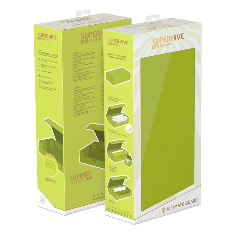 Ultimate Guard Superhive 550+ Xenoskin "Summer Edition 2025" - Lime 12