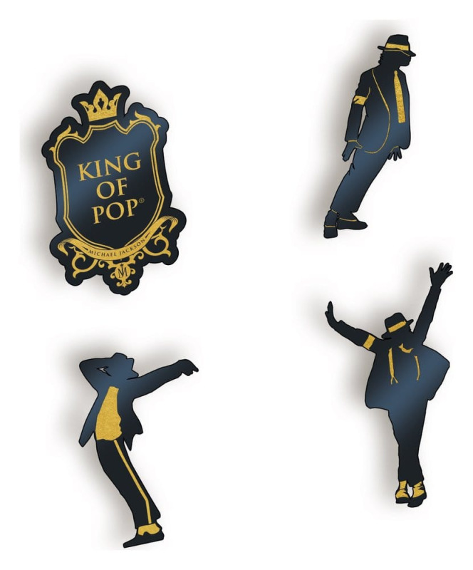 Michael Jackson Pin Badges Set (4)