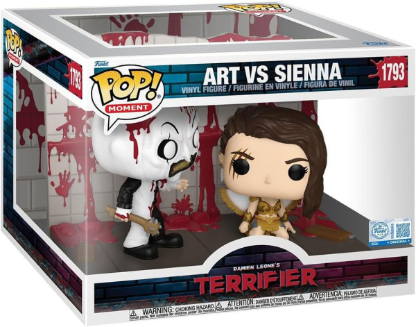 Terrifier 2 POP Moments Vinyl Figures Art vs Sienna 9 cm 1