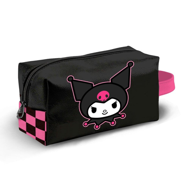 Sanrio Plus Brick Travel Toiletry Bag Kuromi Chess Multicolour