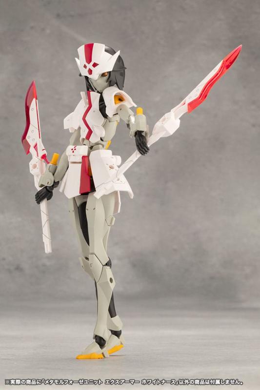 Unlimited Universe Megalomaria Model Kit Metamorphose Unit Exarmor White Nurse 16 cm 4