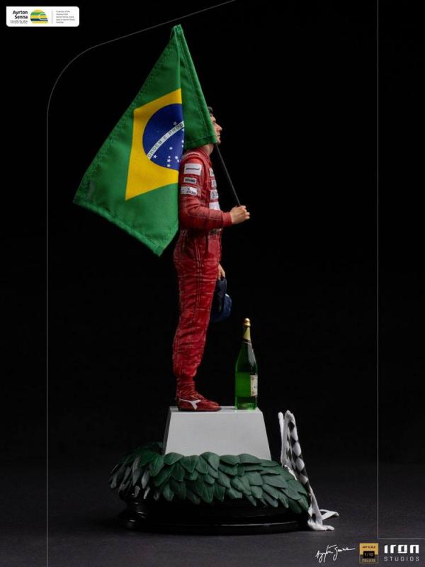 Ayrton Senna Art Scale: Ayrton Senna (GP Brazil 1991) - Statue 1/10 - Iron Studios