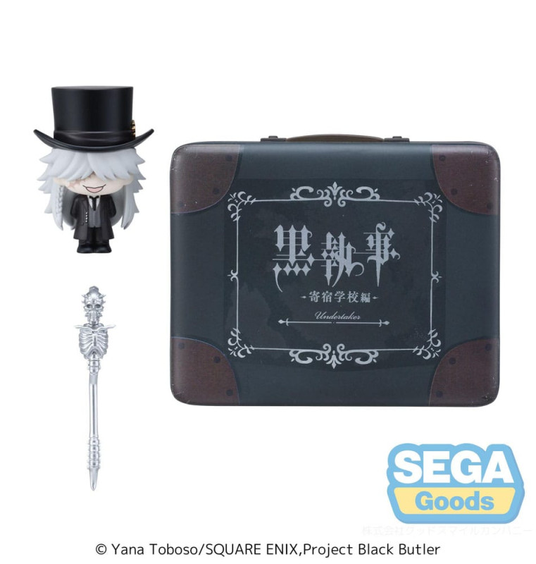 Black Butler: Boarding School Arc Petite World Memories Mini Figure Undertaker (EX) 8 cm 2