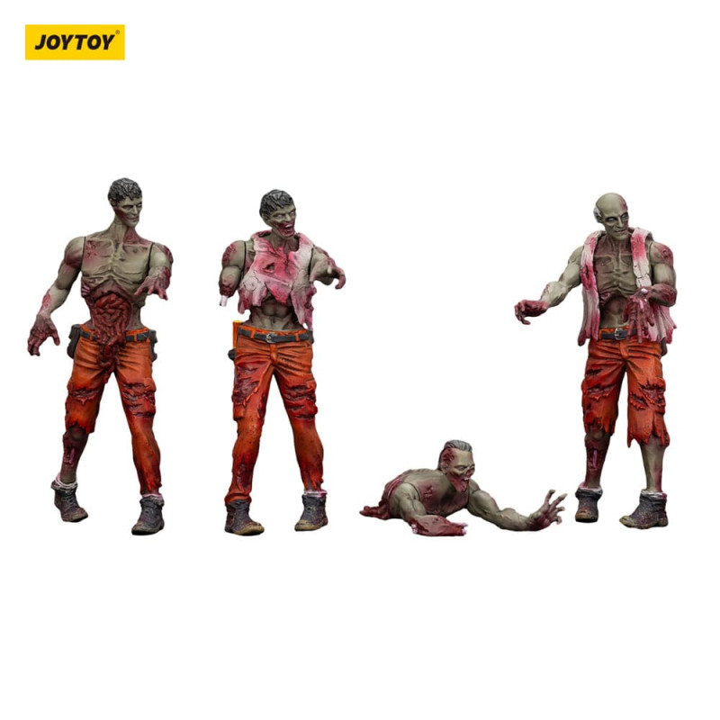 Zombie Dark Source Action Figures 4-Pack Mechanic Team 8 cm 7
