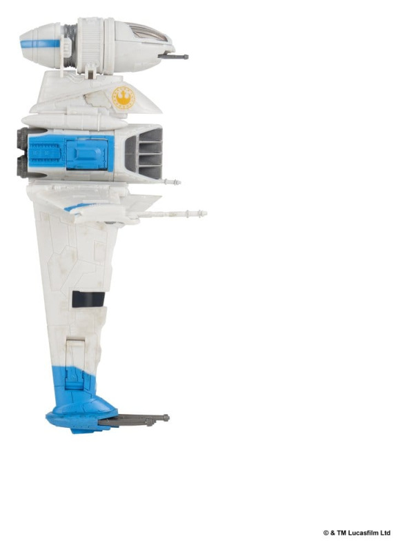 Star Wars Medium Vehicle & Figure set New Republic B-wing & B-Wing Pilot 9