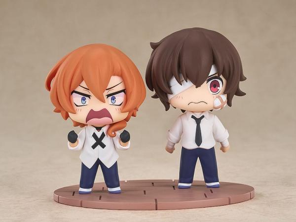 Bungo Stray Dogs Wan! Chibi Figures Osamu Dazai & Chuya Nakahara: Fourteen-Year-Old Ver. 8 cm